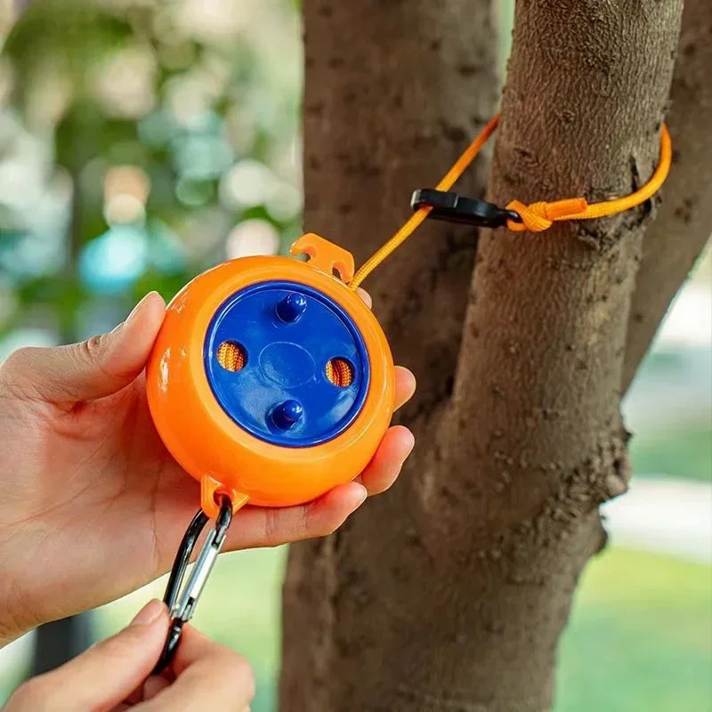 1pc portátil retrátil varal viagem ao ar livre acampamento hotel à prova de vento antiderrapante 10m cabide de lavanderia acessórios de corda de secagem - Imagem 4