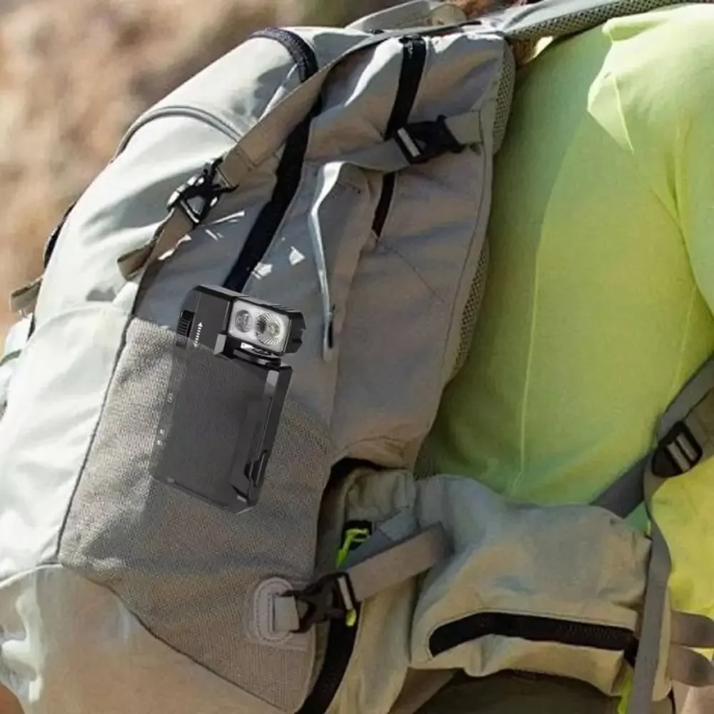 Mini lanternas de chaveiro recarregáveis G5 ultra brilhantes com 180 ° Rotação e luz dupla luz de trabalho tocha EDC magnética para exterior - Imagem 3