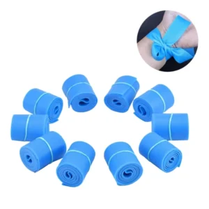 10 Rolos Torniquetes Descartáveis ​​Torniquetes TPE Elásticos Torniquetes Primeiros Socorros