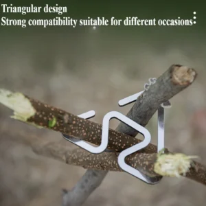 1pc ganchos de aço inoxidável ao ar livre não são fáceis de deslizar ultra leve multifuncional leve acessórios de acampamento e ferramentas