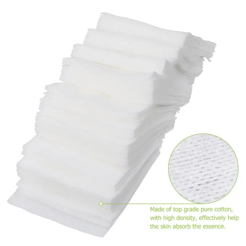 100 peças esponja de gaze não tecida pano de gaze de primeiros socorros almofadas de algodão de primeiros socorros para cuidados com feridas (tamanho dobrado 10x10cm, tamanho desdobrável 20x20cm) - Imagem 3