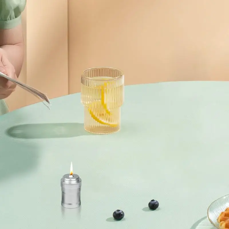 Mini lâmpada de álcool de metal portátil, equipamento de laboratório, aquecimento, acampamento para fogões de viagem ao ar livre, acessórios de viagem de sobrevivência líquida - Imagem 3