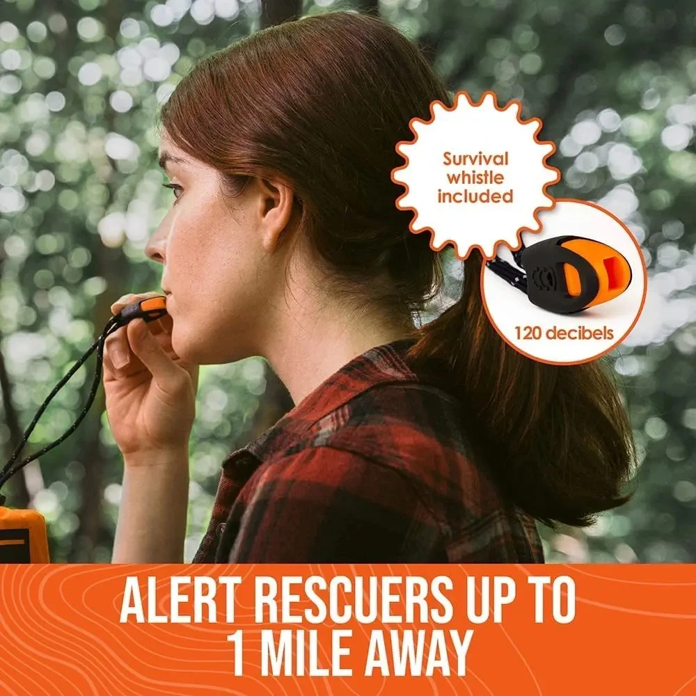 Kit de barraca de sobrevivência bivy para 2 pessoas, abrigo de emergência, tubo mylar, saco de dormir, à prova d'água, cobertor térmico sos ao ar livre, reutilizável - Imagem 6