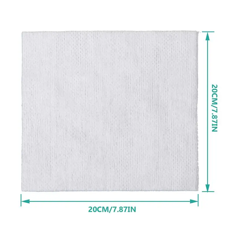 100 peças esponja de gaze não tecida pano de gaze de primeiros socorros almofadas de algodão de primeiros socorros para cuidados com feridas (tamanho dobrado 10x10cm, tamanho desdobrável 20x20cm) - Imagem 5