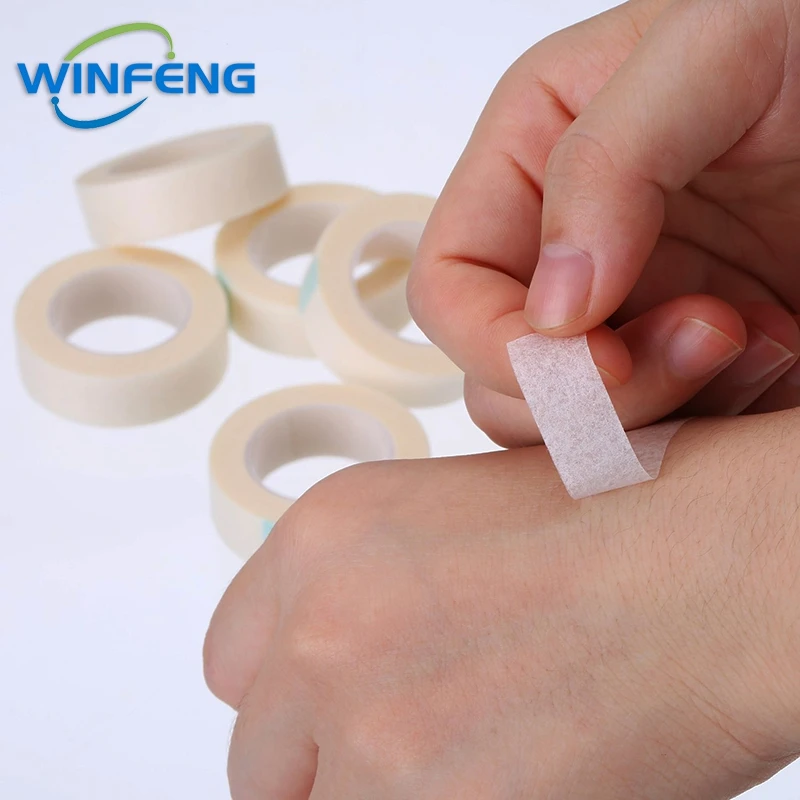 10 pçs micropore respirável extensão de cílios fita de papel fita adesiva médica ferramentas de maquiagem cuidados com lesões feridas kits de primeiros socorros - Imagem 5