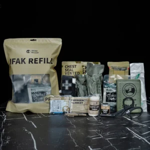 Suprimentos de recarga ifak, kit de trauma de resgate de rinoceronte, kit médico de equipamento de sobrevivência combat, tático para primeiros socorros de emergência,