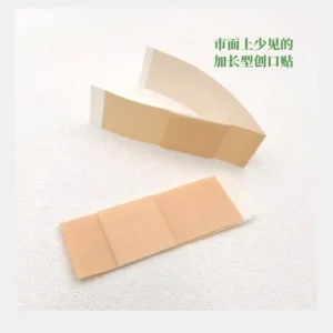 10 pçs band aid tira longa remendo de ferida respirável remendo de ferida pequena aplicação de remendo de ferida pano fixação de dedo